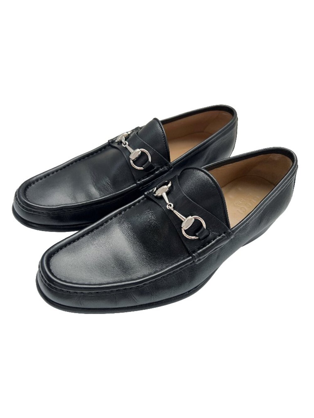 $1090 Gucci Mens Horsebit 1953 Dress Shoes Silver Bit Loafers US 9.5 / UK 9 / 43 - Picture 5 of 11